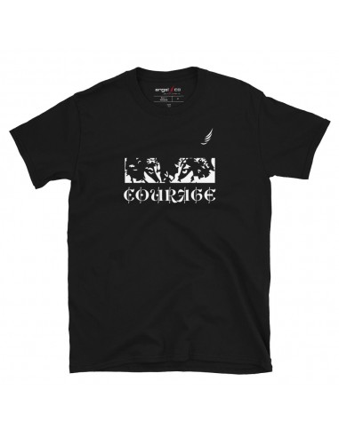 "COURAGE" Short-Sleeve Unisex T-Shirt solde