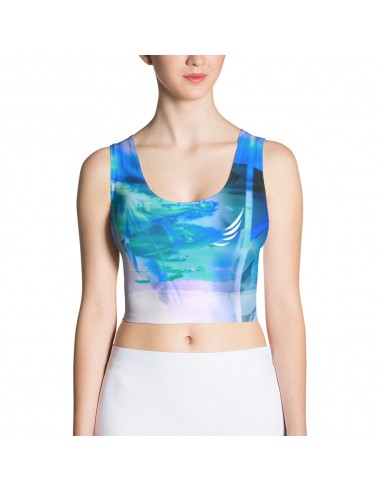 "Blue Water Flower" Crop Top s'inspire de l'anatomie humaine