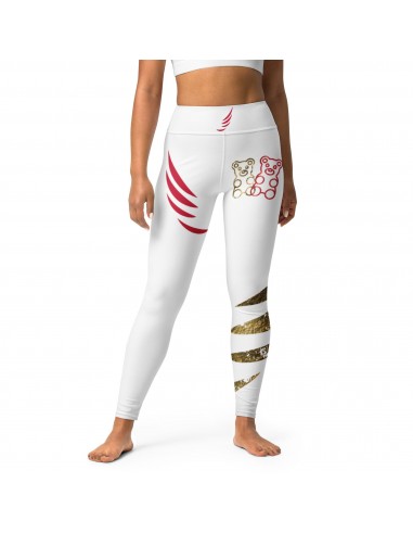 "Gummybear white-gold" Yoga Leggings Pour