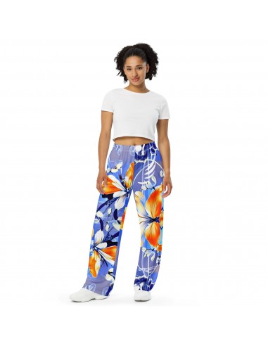 "Orange - Blue Fantasy" wide-leg pants d'Europe débarque