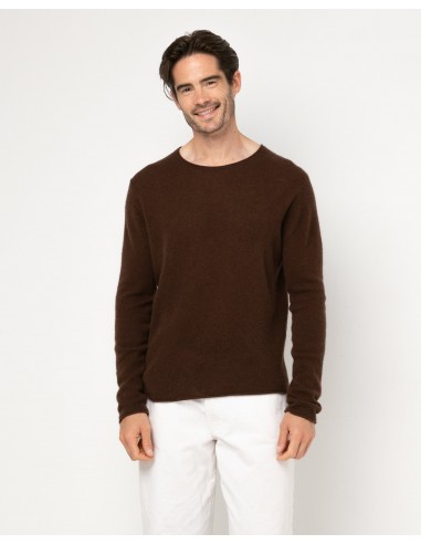 Pull WOOL col rond - 90% Laine 10% Cachemire pas cher