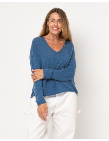 Pull Wool col V - laine et cachemire store