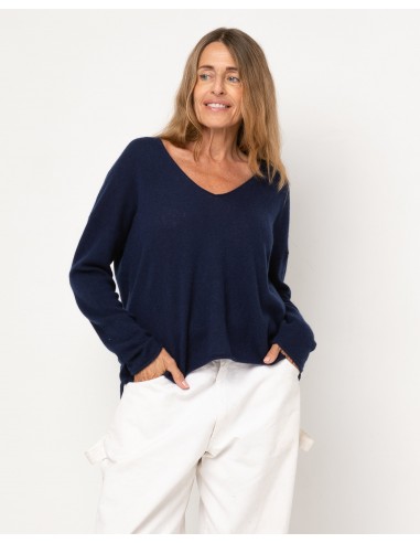 Pull Wool col V - laine et cachemire Voir les baskets