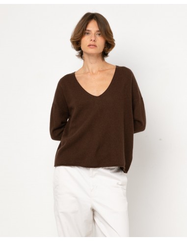 Pull Wool col V - laine et cachemire de l' environnement