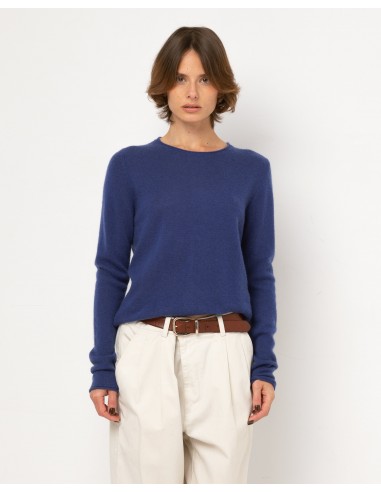 Pull WOOL col rond - 90% Laine 10% Cachemire la colonne vertébrale