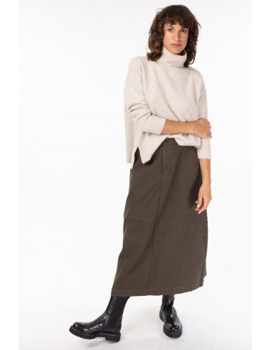 Linen Coton Twill Skirt / PAS DE CALAIS 2 - 3 jours ouvrés.