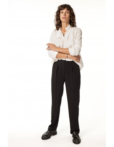 Stretch Cady Crepe High Waist Pants / FORTE FORTE solde