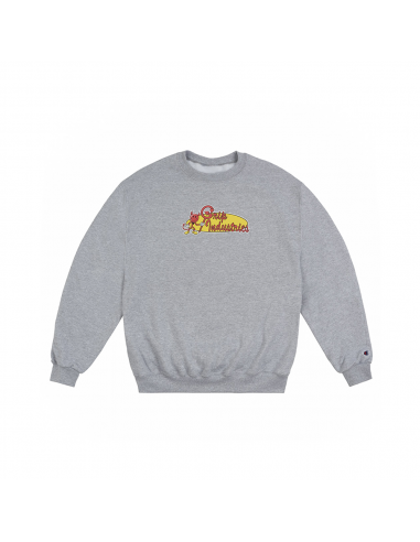 CLASSIC GRIPTAPE GRIP INDUSTRIES CREWNECK HEATHER GREY est présent 