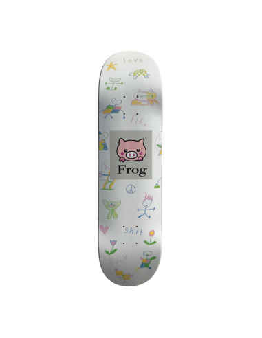 FROG SKATEBOARDS LOVE, LIFE SKATEBOARD DECK 8.25 Les magasins à Paris