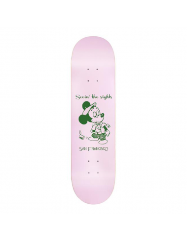 SNACK SKATEBOARDS SEEIN THE SIGHTS SKATEBOARD DECK PINK 8.0 50% de réduction en Octobre 2024