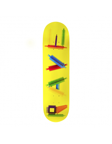 RAVE SKATEBOARDS CLIPO YELLOW SKATEBOARD DECK 8.375 Comment ça marche