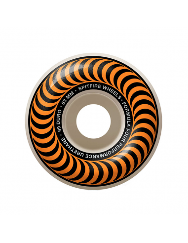 SPITFIRE FORMULA FOUR CLASSIC SKATEBOARD WHEELS 53MM 99D la chaussure