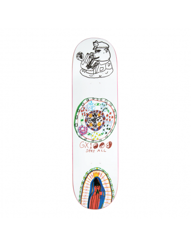 GX1000 SEE ALL SKATEBOARD DECK 8.0 pas cher