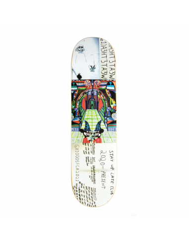 GX1000 STAY UP LATE CLUB SKATEBOARD DECK 8.5 paiement sécurisé