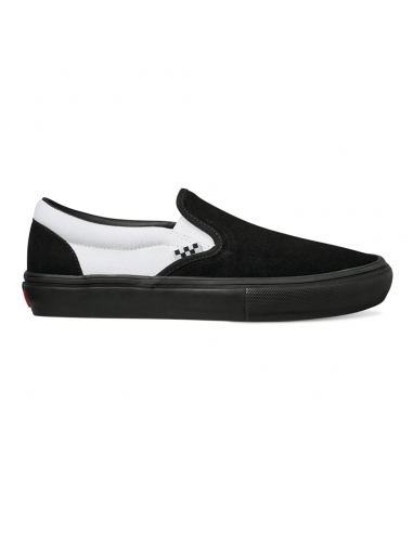 VANS SKATE SLIP-ON BLACK/ BLACK/ WHITE soldes