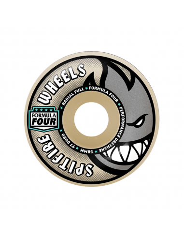 SPITFIRE FORMULA FOUR RADIAL FULL SKATEBOARD WHEELS 97D 58MM l'évolution des habitudes 