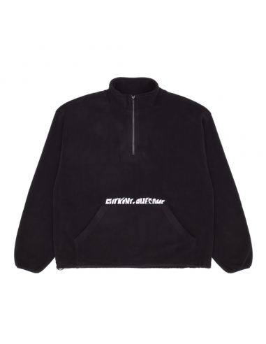 FUCKING AWESOME CUT OFF QUARTER ZIP POLAR FLEECE BLACK shop