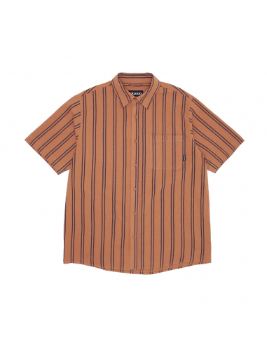 GX1000 SHORT SLEEVE BUTTON DOWN (BROWN) offre 