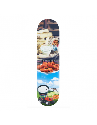 ALLTIMERS BLUE CHEESE VS. RANCH SKATEBOARD DECK 8.5 solde