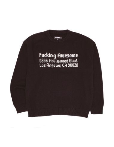 FUCKING AWESOME FA HOLLYWOOD SWEATER Comparez et commandez 