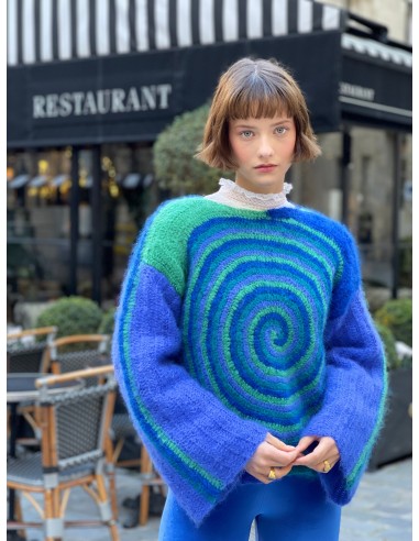 BLUE SPIRALES SWEATER de France