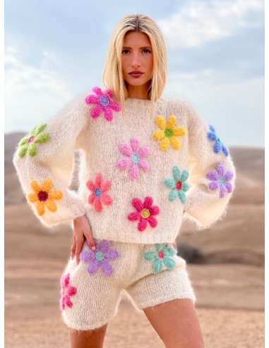 SWEATER FREE FLOWERS ECRU (Fall / Winter) de l' environnement