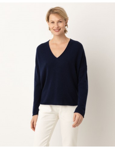 Pull WOOL - Col V - 90% Laine 10% Cachemire de la marque