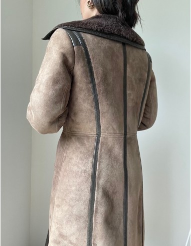 Manteau peau lainée T36 de la marque