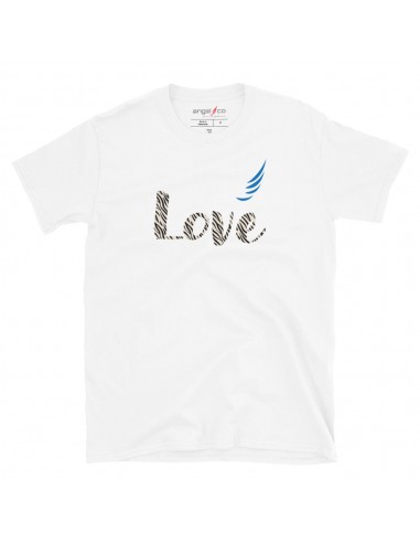 "LOVE" Short-Sleeve Unisex T-Shirt le concept de la Pate a emporter 