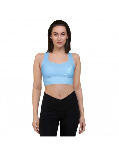 "Ocean Blue" Longline sports bra votre